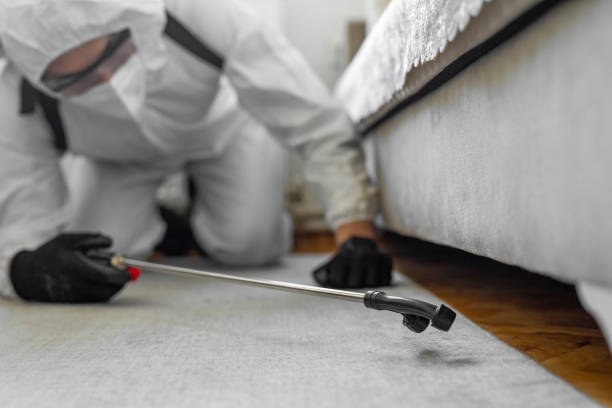 Professional Mosquito Control technician working in Winchester, CA